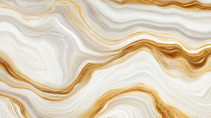 Obraz premium Luxurious Agility Marble Effects with Abstract Gold Veins and Creamy Patterns for Elegant Wallpaper