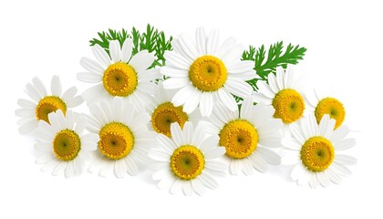 Close-up of chamomile flowers