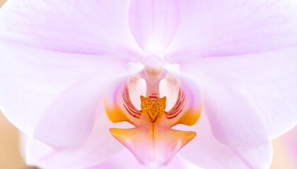Close-up of a delicate pink orchid