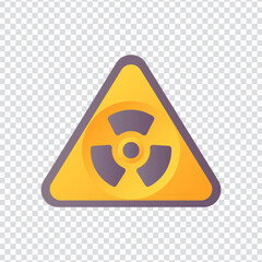 Fototapeta premium Nuclear Symbol Icon Variant 2