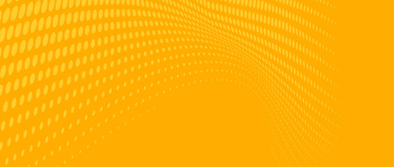 Yellow Orange Halftone Gradient Background