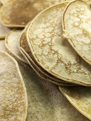 Sweet American pancakes