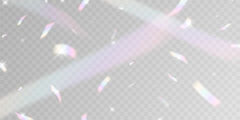 Light effect and zigzag ribbon falling from above on beam, swirl vector. © HNKz