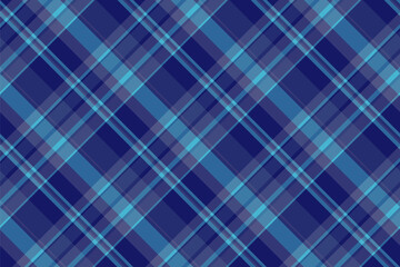 Fluffy pattern seamless background, hat check vector tartan. Figure texture plaid fabric textile in blue and cyan colors.