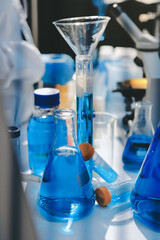 Researchers working in the clinical laboratory