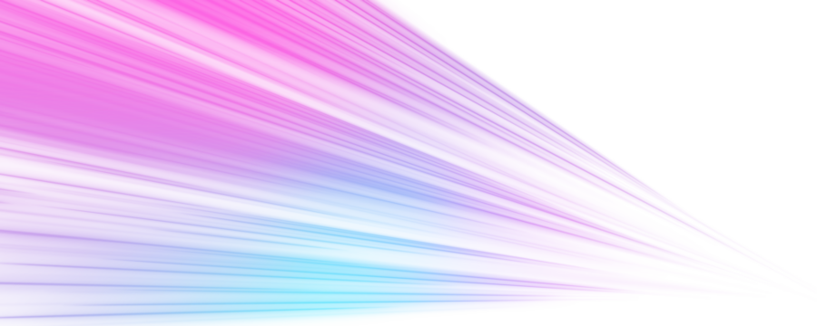 Neon streaks carve sharp curves in the darkness, resembling high-speed highway lanes. The vibrant colors contrast with the black background. The feeling of velocity is electric. PNG