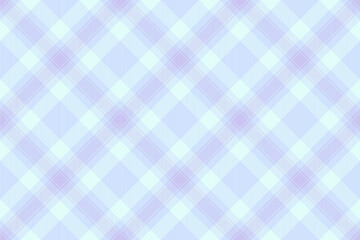 Horizon vector plaid tartan, canvas texture fabric check. Stripe pattern textile background seamless in light and light cyan colors.