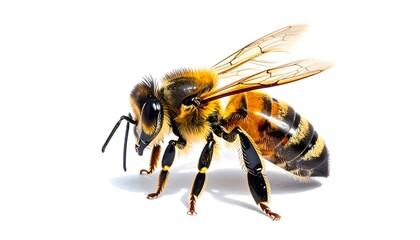 Close-up of a honeybee