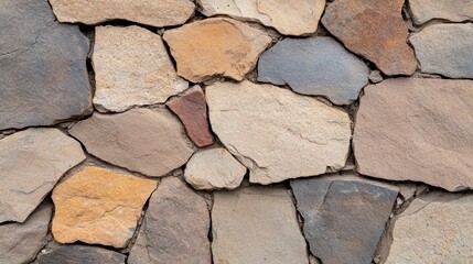 Obraz premium Background of stone wall texture. Close-up. Selective focus.
