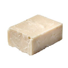 Off-white rectangular bar of soap with a slightly rough texture