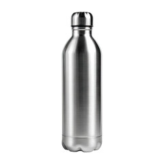 Stainless steel water bottle, smooth brushed finish