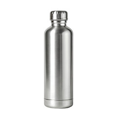 Stainless steel water bottle, smooth surface, simple design