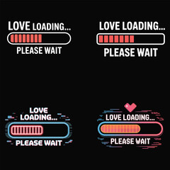 Love loading progress bars with text please wait