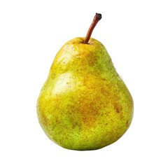 Close-up of a single, fresh pear