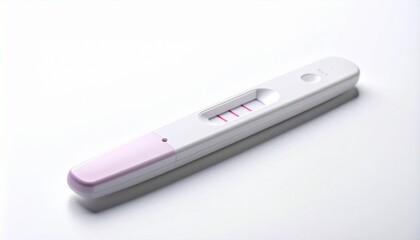 Pregnancy test isolated on white background high quality realistic