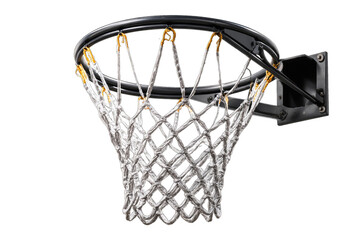 Basketball hoop with net