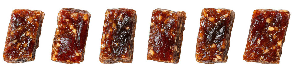 Rectangular, sugared, food items