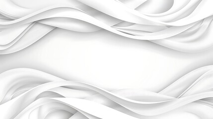Obraz premium Elegant Abstract Background with Curved White Lines Creating a Soft and Serene Composition for Design Projects