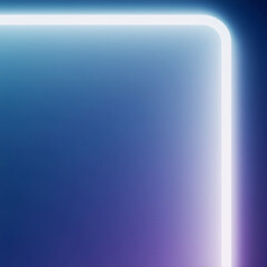 A neon gradient frame glows around the edges on deep navy, leaving a clean center for text. Versatile for stories, reels and hero banners.