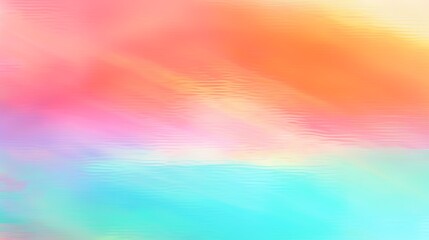 Obraz premium Soft Gradient Background with Vibrant Hues of Pink, Orange, Blue, and Aqua for Creative Design Projects