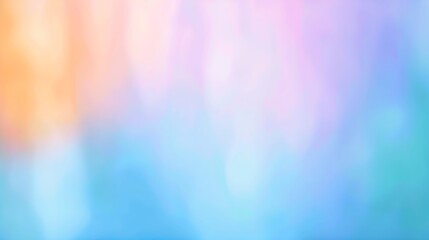 Soft Gradient Background with Abstract Colors in Blue, Pink, Orange and Purple Suitable for Various Creative Projects