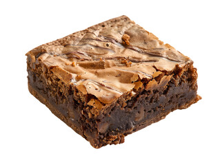 Delicious Chocolate Brownie with Fudgy Center and Cracked Topping