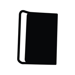 Black and White Minimalist Book Illustration for Knowledge and Reading