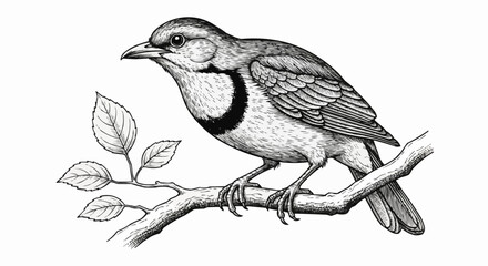 Obraz premium bird on a branch