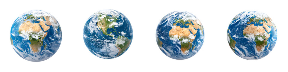 Fototapeta premium Earth Views from Space - Globe Collection