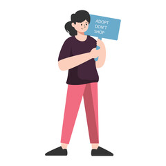 Promote Literacy Vector Illustration Which can easily edit or modify