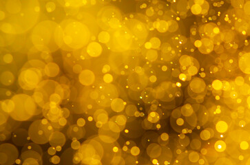 Abstract Yellow bokeh defocus Background.