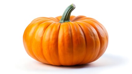 Obraz premium Orange pumpkin isolated on white background