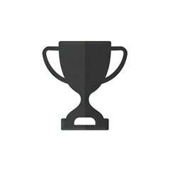 Dark gray trophy icon