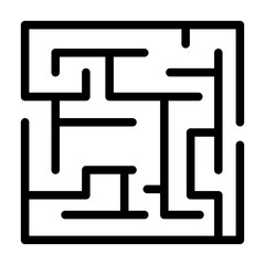 maze line icon