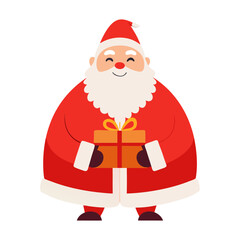 santa claus with gifts