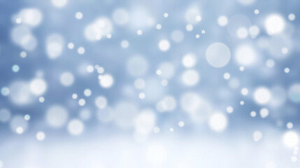 Snow on blur winter background photo , holiday blurred wallpaper