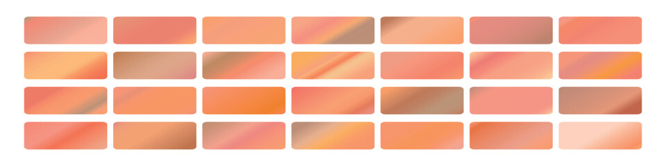Obraz premium Mobile screen lock display collection of colorful backgrounds in trendy neon colors. Modern screen vector design for mobile app. Soft color abstract pastel holographic gradients. Swatches for design.