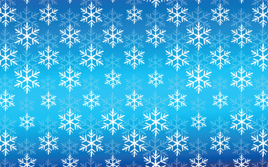 Merry Christmas or happy new year design. Holiday decoration on color background. Greeting vector card, banner, celebration concept with snowflakes. Invitation mock up.