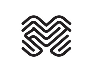 Creative Marketing and Design Icon in Elegant Line Art