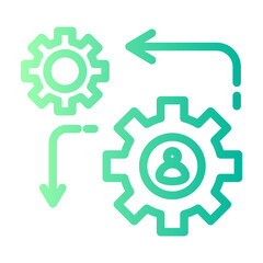 workflow gradient icon