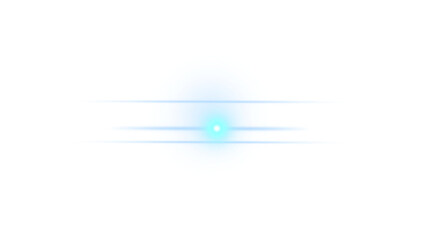 Blue Glowing Light Ray Beam Flash Effect
