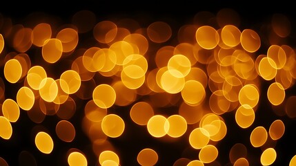 Warm glowing bokeh Christmas lights background photographed on DSLR, 50mm lens, shallow depth of field focusing on soft circular lights