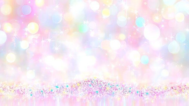 Bright glitter field glowing softly captured on medium format camera, 120mm macro lens, tight focus on sparkle ridge with creamy bokeh
