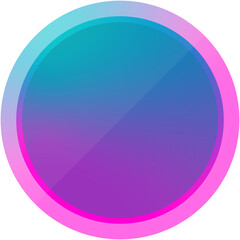 Gradient Circle Graphic in Blue and Pink