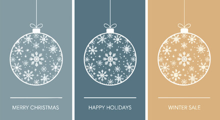 Celebrate winter with festive snowflake ornaments offering warm holiday greetings and exciting seasonal sale opportunities