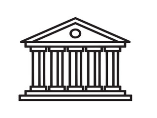 Artistic museum exhibition stock vector with stylish elegant lines