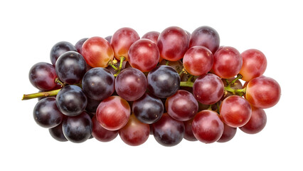 Fototapeta premium Close-up of a bunch of red and dark purple grapes (1)