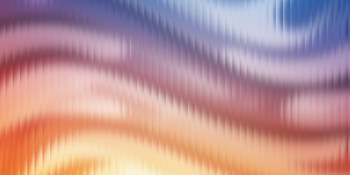 Abstract digital art featuring a blend of warm orange and cool blue hues creating a dynamic and evocative visual experience