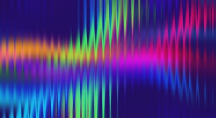 Abstract Colorful Background with Vertical Lines and Light Effects