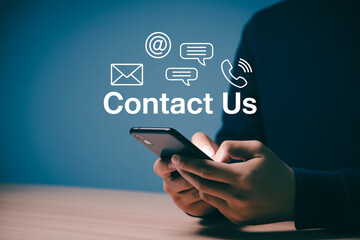 Contact us page design mobile contact options customer support service help desk communication methods
